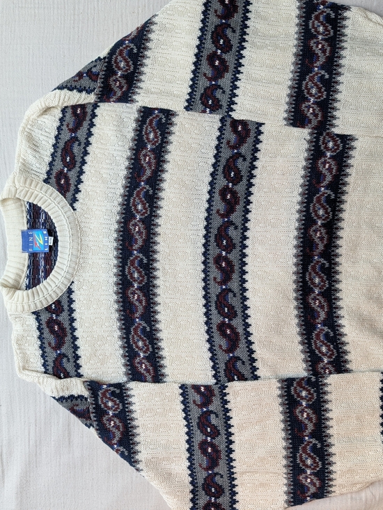 Fine Lines Other - vintage Fine Line brand geometric crewneck sweater